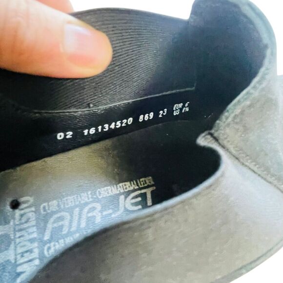 Mephisto | Air-Jet Tosca Chelsea Boot Suede Wedge Slip-On Black 8.5 | VGUC - Picture 12 of 12